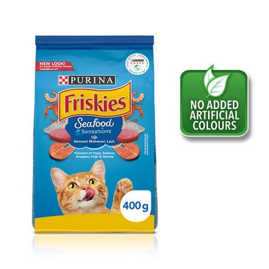 FRISKIES Adult Seafood Sensations Dry Cat Food Purina