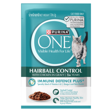 PURINA ONE® Adult Hairball Control Wet Cat Food FOP